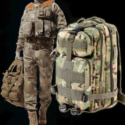 Backpack Military Tactical Sport Rucksack Outdoor Travel Camping