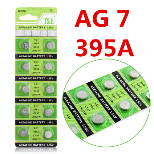 AG7 395A 1.55V Alkaline Battery 10pcs