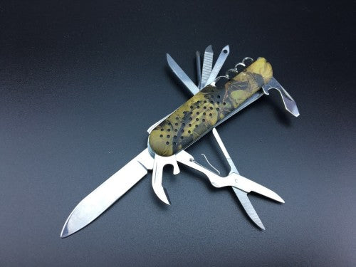 Outdoor Multi-function Folding Pliers Knife Saw Tooth