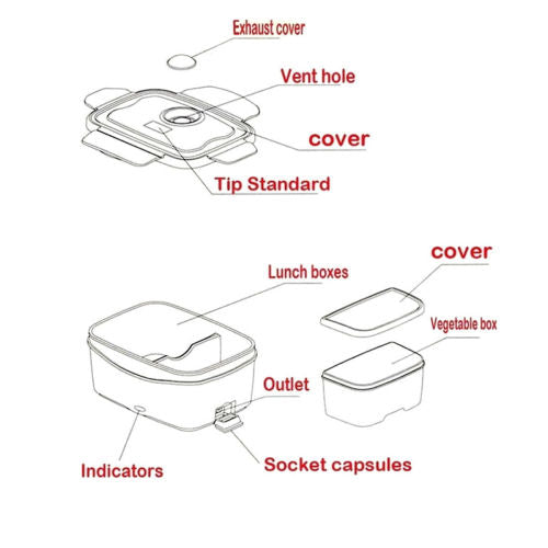 Outdoor Electric Heat Preservation Lunch Box