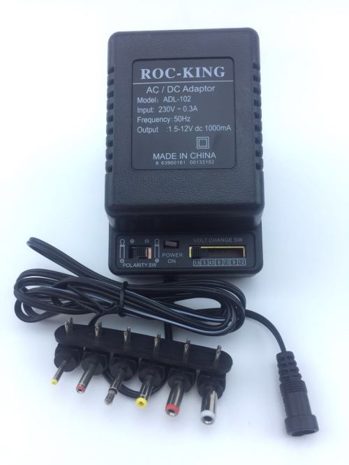 Multi-function Transformer Adaptor AC220V To DC1.5V - 12V 1000mA