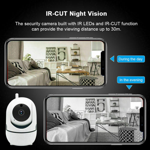 Wireless WIFI IR Cut Security IP Camera Night Vision Intelligent With Auto Tracking