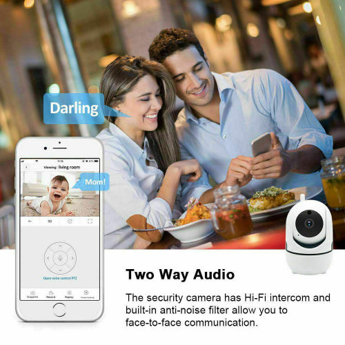 Wireless WIFI IR Cut Security IP Camera Night Vision Intelligent With Auto Tracking