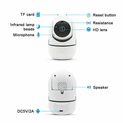 Wireless WIFI IR Cut Security IP Camera Night Vision Intelligent With Auto Tracking