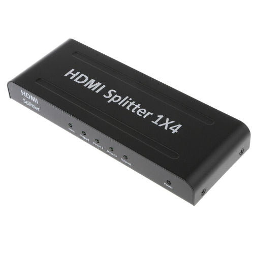1x4 4 Ports HDMI Powered Splitter for Full HD 1080P 3D Support
