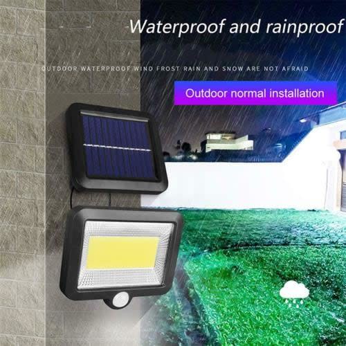 Solar Light Motion Sensor Waterproof Outdoor Path Night Lighting Lamp COB 100LED