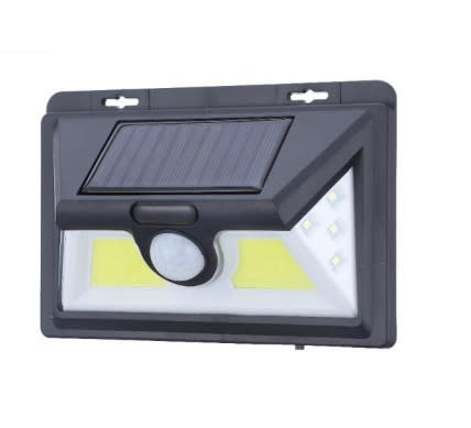 52 LED Solar Powered PIR Motion Sensor Security Wall Garden Light Lamp Outdoor