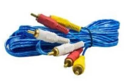 10M 3 RCA to 3 RCA Cable Audio Video Cable