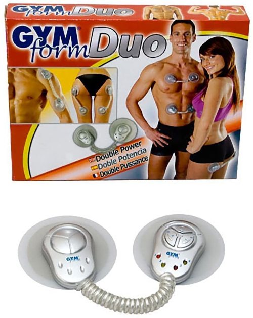 Electronic Muscle Toner Fitness System Body Massager DUO Physiotherapy Massager