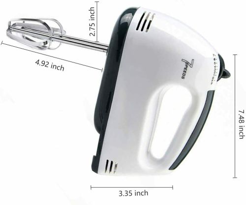 Scarlett Super Hand Mixer Easy To Hold With 7 Speed Adjustment