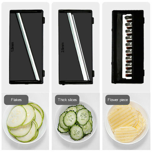 9 In 1 Multifunction Magic Rotate Vegetable Fruit Cutter Grater w/Washing Basket