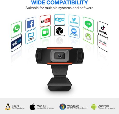 Webcam 720P Web Camera USB Plug Web Cam For PC YouTube Skype