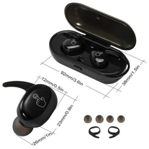 TWS4 Bluetooth 5.0 Wireless Touch Earbuds Earphones