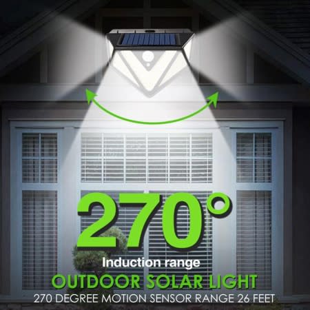 Outdoor Solar Motion Sensor Light Wall Light 166LED