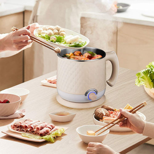 1.8L Electric Pot Multifunctional Mini Pot Suitable For Noodle Soup, Porridge, Dumplings