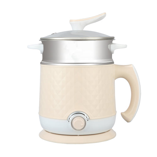 1.8L Multi-function Portable Travel Egg Steam Noodle Pot Stainless Steel Mini Electric Rice Cooker