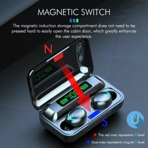 F9 Bluetooth Wireless Earphones
