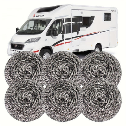 Durable stainless steel scrubber