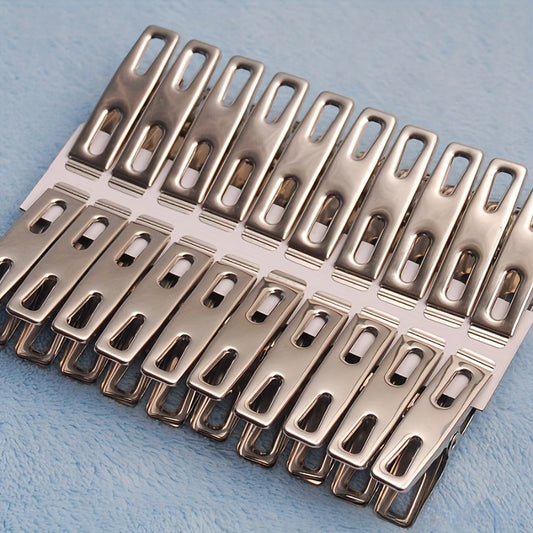 20 Pack Heavy Duty Stainless Steel Clothespins