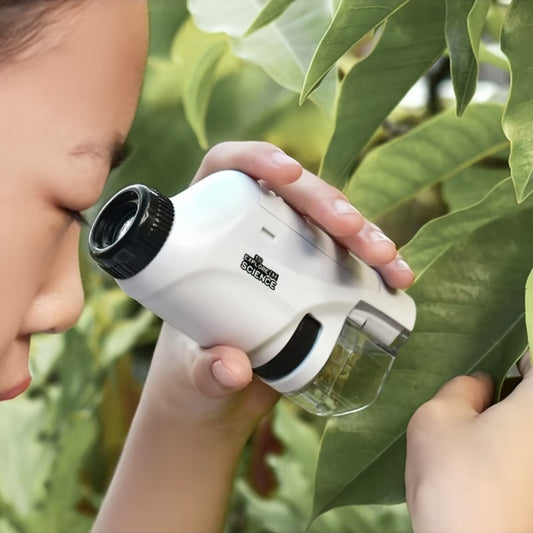 Youth Handheld Pocket Microscope with LED Light