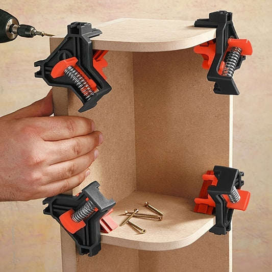 1 Pcs Easy-Grip Plastic Angle Clamps – 90° Framing and Woodworking Brackets for DIY and Professional Use