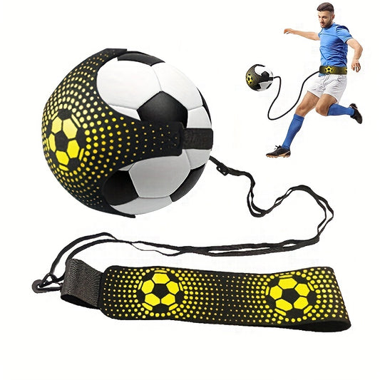 Football/volleyball/rugby training belt, football/volleyball/rugby training device, football training equipment/auxiliary equipment, adjustable football training belt, kicking and throwing single football practice