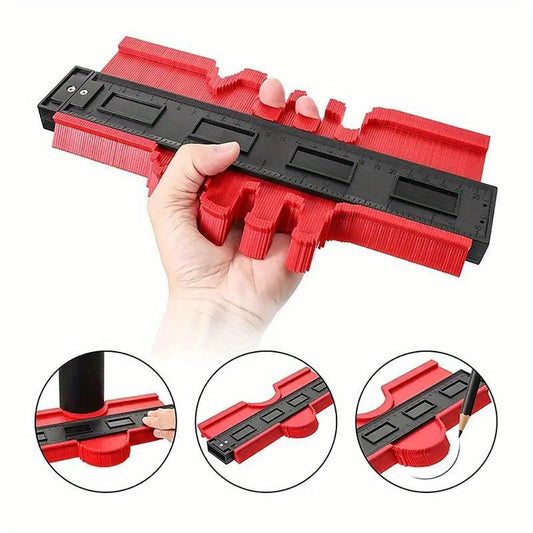 12.7cm Adjustable Contour Gauge - Precision Contour Duplicator for DIY Carpentry, Carpet and Tile Measuring with Accurate Shape Duplication