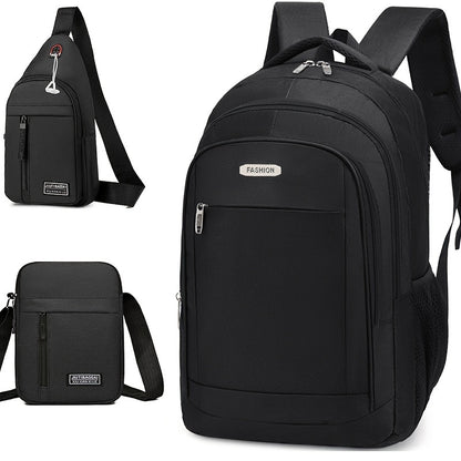 3pcs student trendy large capacity backpacks for junior high and high school campus leisure travel backpacks Colors sent randomly