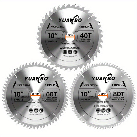 1pc 250mm*30mm circular saw blade, fast cutting, suitable for softwood and hardwood, blockboard and particleboard