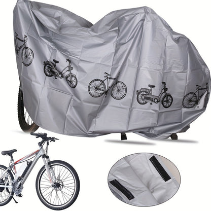All-weather bike cover - Suitable for e-bikes, mountain bikes and motorcycles - Durable EVA material - Hand wash or dry clean