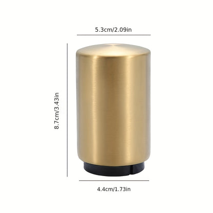 Stainless Steel Automatic Press Bottle Opener - Easy Soda Bottle Cap Remover with Magnet - Easy to Use Kitchen Gadget for Restaurants, Bars and Home Use, Ideal Eid Al Adha Gift