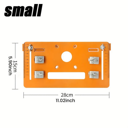1 Piece Adjustable Portable Saw Base Plate - Easy Miter Cuts Without Drilling, Precision Circular Saw Guide, Durable Woodworking Essentials for Smooth, Accurate Cuts