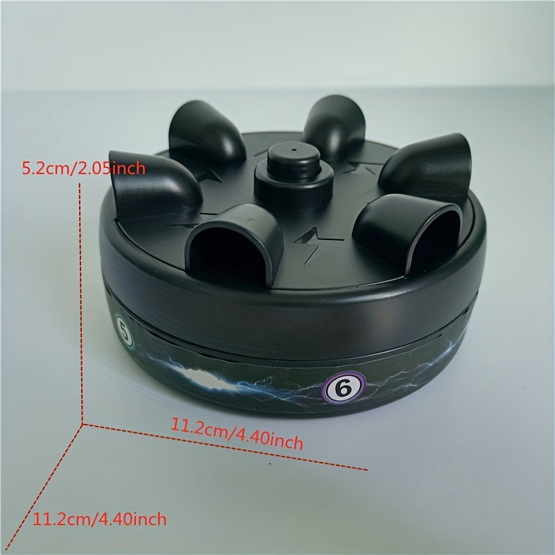 Mini electric shock roulette toy six-hole lie detector toy does not require batteries for multiple people to play Halloween/Thanksgiving/Christmas gifts