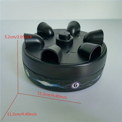 Mini electric shock roulette toy six-hole lie detector toy does not require batteries for multiple people to play Halloween/Thanksgiving/Christmas gifts