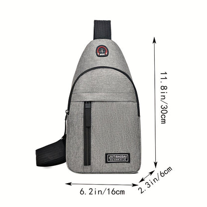 New Fashion Chest Bag Men's Messenger Bag Canvas Shoulder Bag