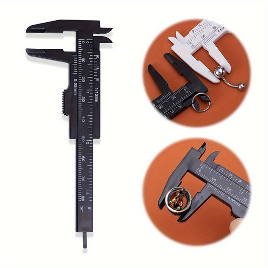 1PC Mini Plastic Vernier Caliper