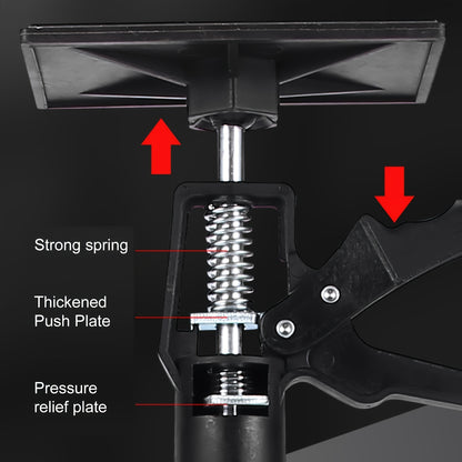 Adjustable Drywall Lift 2 Piece, 30.0-59.0cm Telescopic Support Tool, Cabinet Jack Set, Press and Release Mechanism, with Rotatable Non-Slip Support Base - Manually Operated Construction Tool