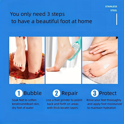 10 Pieces Stainless Steel Foot File Set - Professional Unscented Pedicure Tools for Dead Skin Removal and Foot Care Manicure Essentials