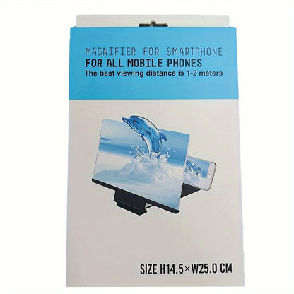 30.48 Cm 3D Mobile Phone Screen Magnifier HD Video Amplifier Stand Bracket With Movie Game Magnifying Folding Desk Holder