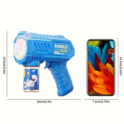 LED Bubble Gun - Great for Outdoor Parties, Weddings, Beach and Pool Entertainment - Electric Bubble Machine for Halloween, Christmas and Birthday Gifts - Liquid and Batteries Not Included