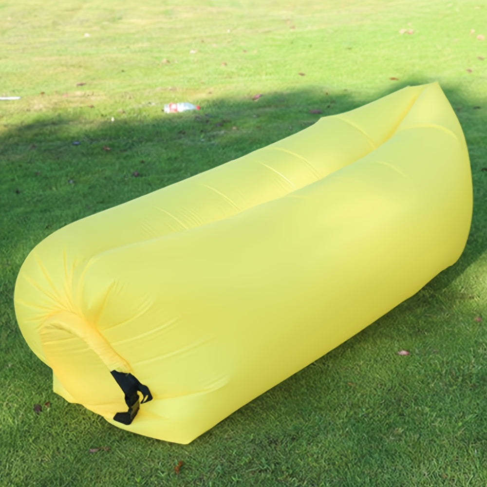 Portable Self-Inflating Air Lounger - Waterproof, Leak-Proof & Easy Setup - Ideal for Backyard, Beach, Camping, Picnics, Music Festivals & Hiking
