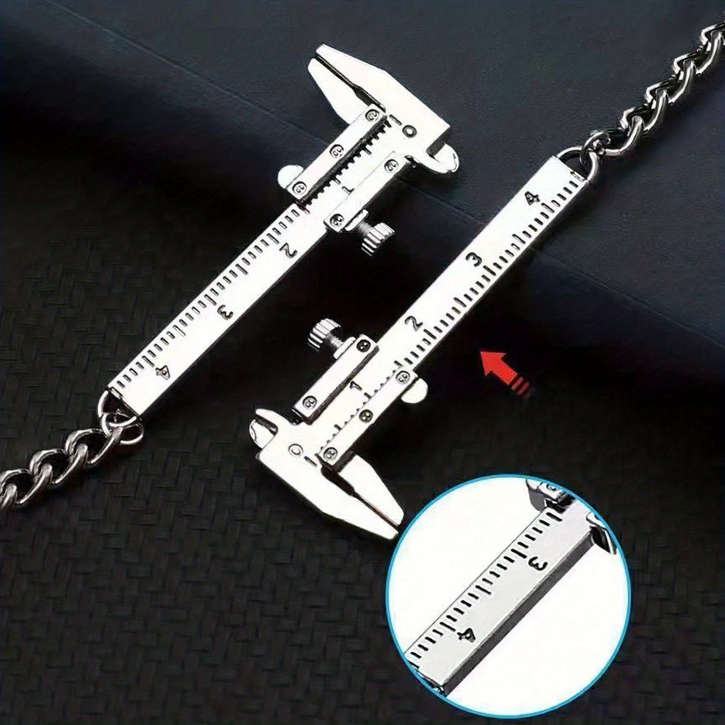 1pc Mini Pocket-Sized Vernier Caliper Accurate 0-40mm Measuring Tool