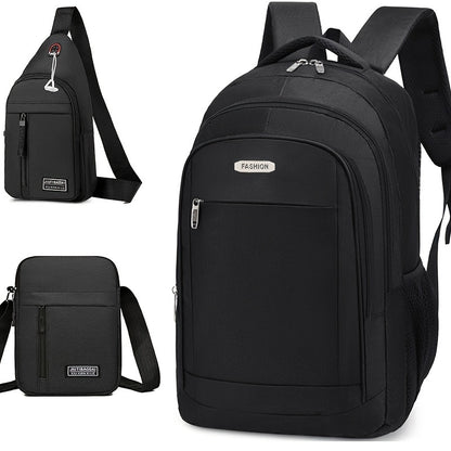 3pcs student trendy large capacity backpacks for junior high and high school campus leisure travel backpacks Colors sent randomly