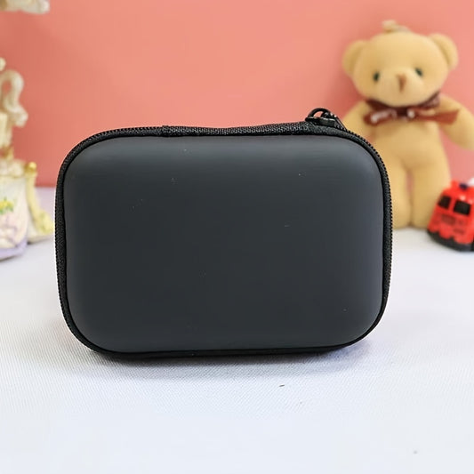 1pc Data cable travel storage bag USB charger headphone storage bag