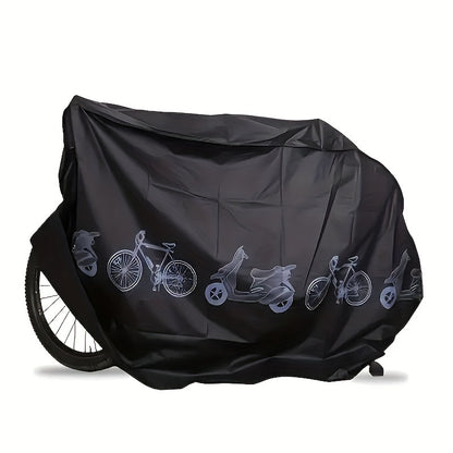 All-weather bike cover - Suitable for e-bikes, mountain bikes and motorcycles - Durable EVA material - Hand wash or dry clean