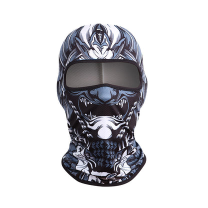 Stay cool and dry: The ultimate balaclava for outdoor cycling - Men's quick-drying sweat-wicking Halloween skull mask