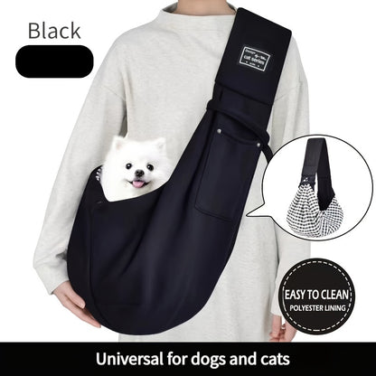 Premium Pet Sling Carrier - Soft, Breathable, and Comfortable Travel Companion for Dogs, Cats, Puppies, Kittens, and Small Animals - Ideal for Outdoor Adventures, Hiking, and Traveling