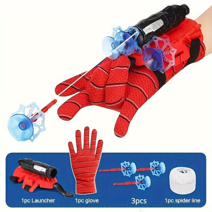 1pcs Kids Toy Spider Web Launcher, Spider Web Shooting Gloves Set, Creative Toys, Suitable for Kids Gifts, Birthday Gifts, Christmas Gifts!