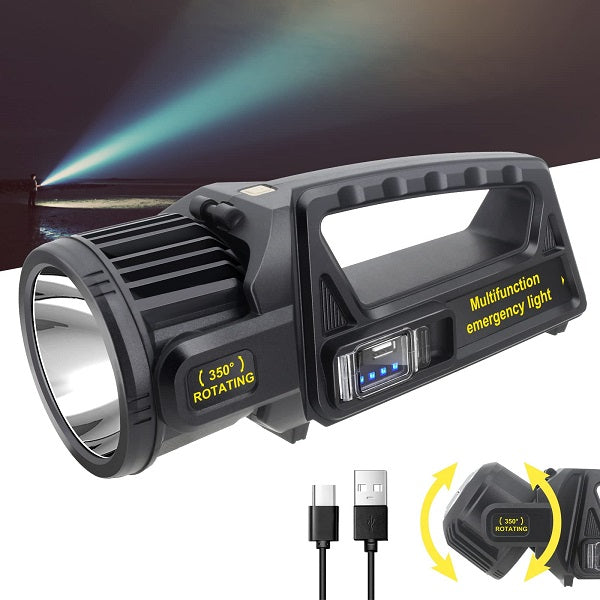 W5167 Solar Powered Rotating Dual LED + COB Light Source With USB Port To Charge Your Phone PM-75