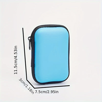 1pc Data cable travel storage bag USB charger headphone storage bag